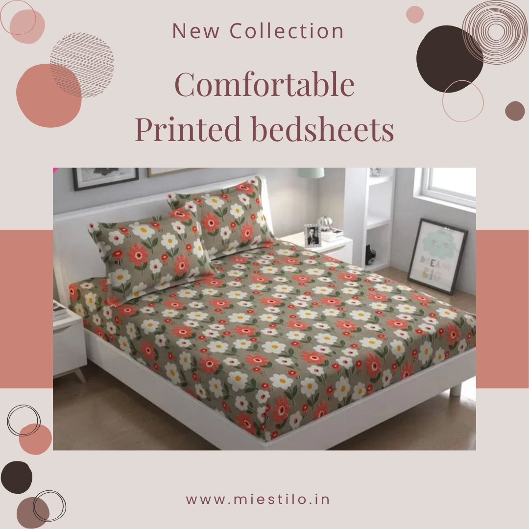 Threaded with Comfort: The Art of Printed Bedsheets for Modern Living 1 Miestilo